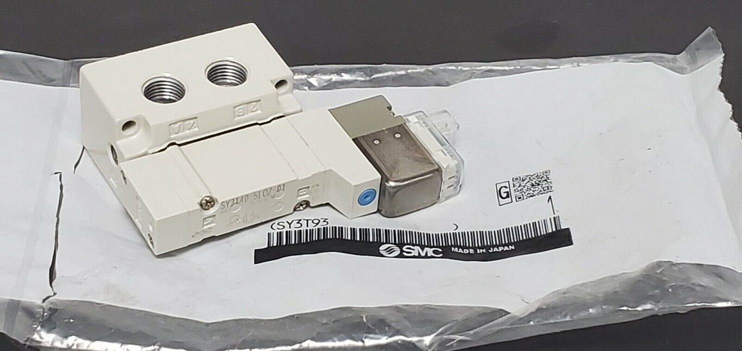 NEW SMC SY3140-5LOZ-01 SOLENOID VALVE SY31405LOZ01, 24VDC