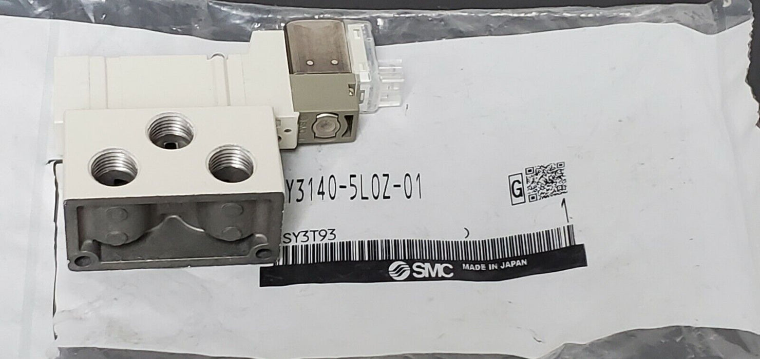 NEW SMC SY3140-5LOZ-01 SOLENOID VALVE SY31405LOZ01, 24VDC