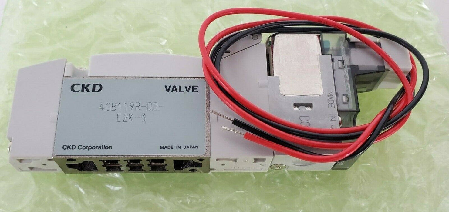 NIB CKD 4GB119R-00-E2K-3 DISCRETE VALVE DC24V 4GB119R00E2K3