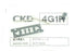NIB CKD 4GB119R-00-E2K-3 DISCRETE VALVE DC24V 4GB119R00E2K3