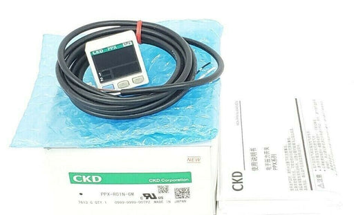 NEW CKD PPX-R01N-6M DIGITAL PRESSURE SWITCH PPX, -0.1~1MPa, 12-24VDC, PPXR01N6M