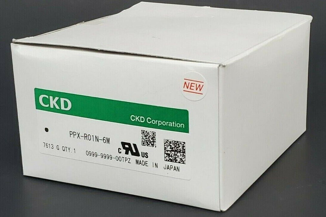 NEW CKD PPX-R01N-6M DIGITAL PRESSURE SWITCH PPX, -0.1~1MPa, 12-24VDC, PPXR01N6M