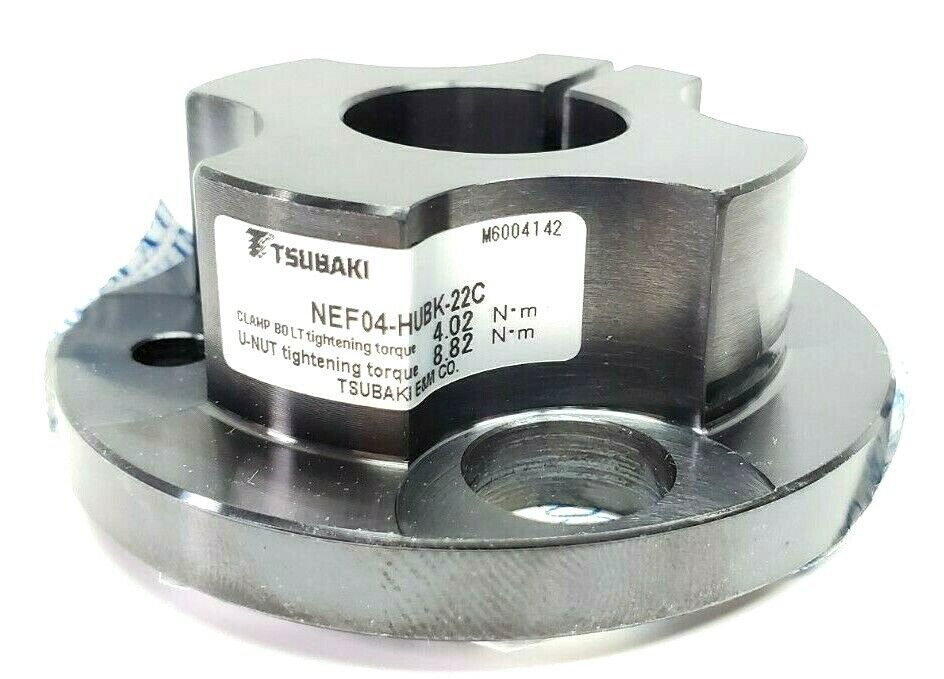 NEW TSUBAKI NEF04-HUBN-H19JD2 / NEF04-HUBK-22C DISC COUPLINGS NEF04