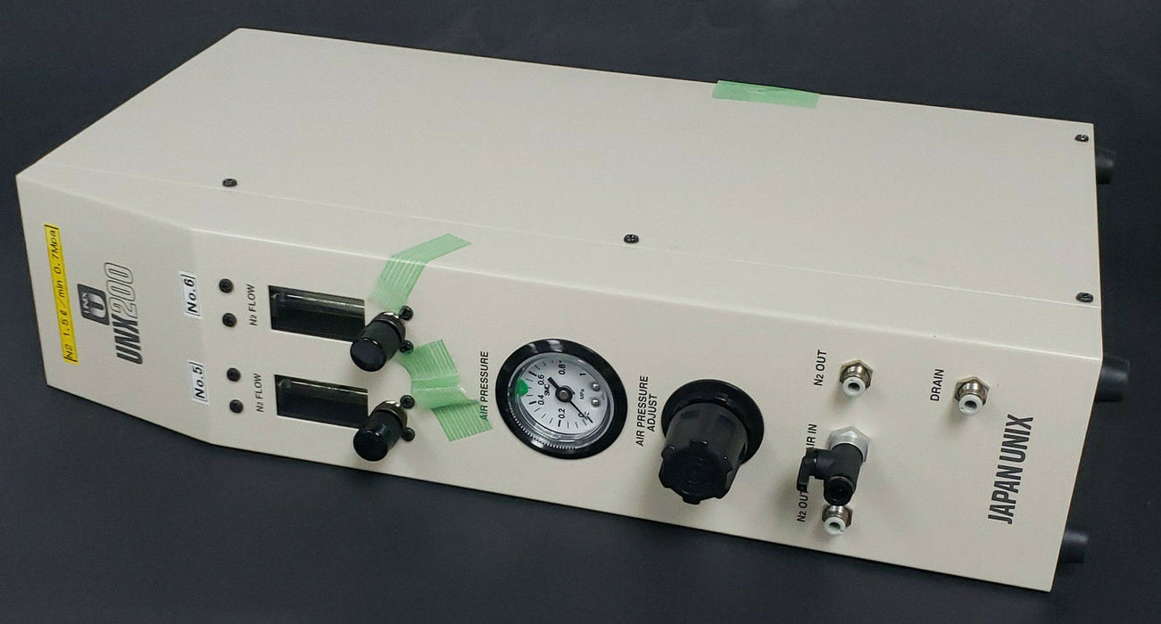 NEW JAPAN UNIX UNX-200 NITROGEN GAS GENERATOR, 1.5L/MIN N2, 0.4~0.7MPa, UNX200