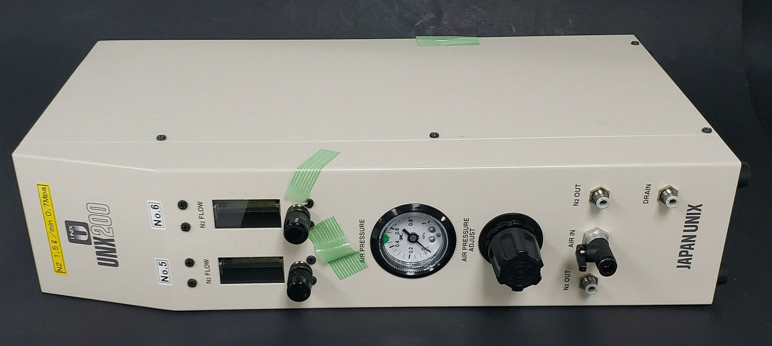 NEW JAPAN UNIX UNX-200 NITROGEN GAS GENERATOR, 1.5L/MIN N2, 0.4~0.7MPa, UNX200