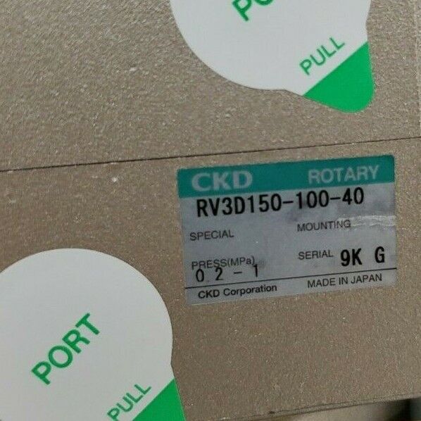 NEW CKD RV3D150-100-40-M2V-D-C ROTARY ACTUATOR RVC150 RV3D150-100-40