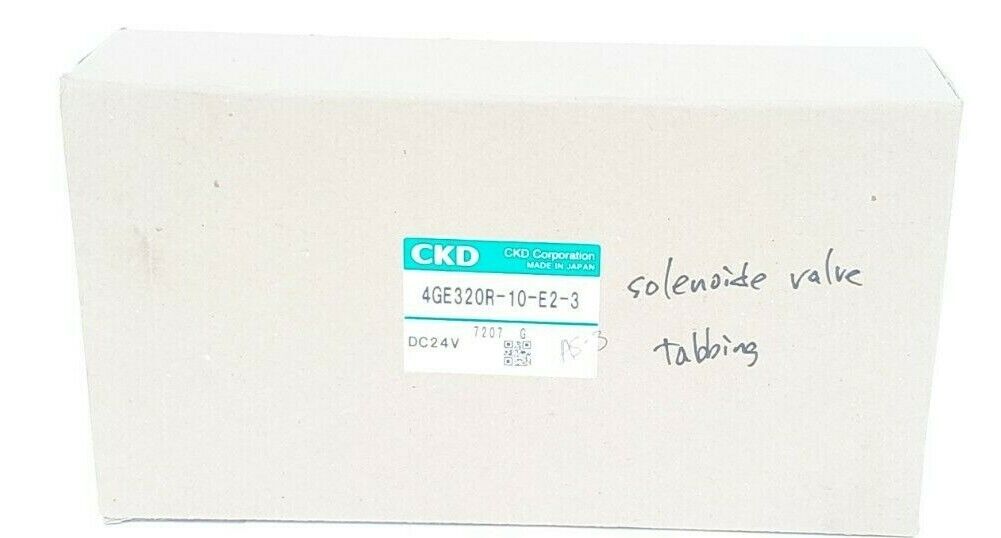 NIB CKD 4GE220R-08-E2-3 SOLENOID VALVE 4GE220R08E23 DC24V