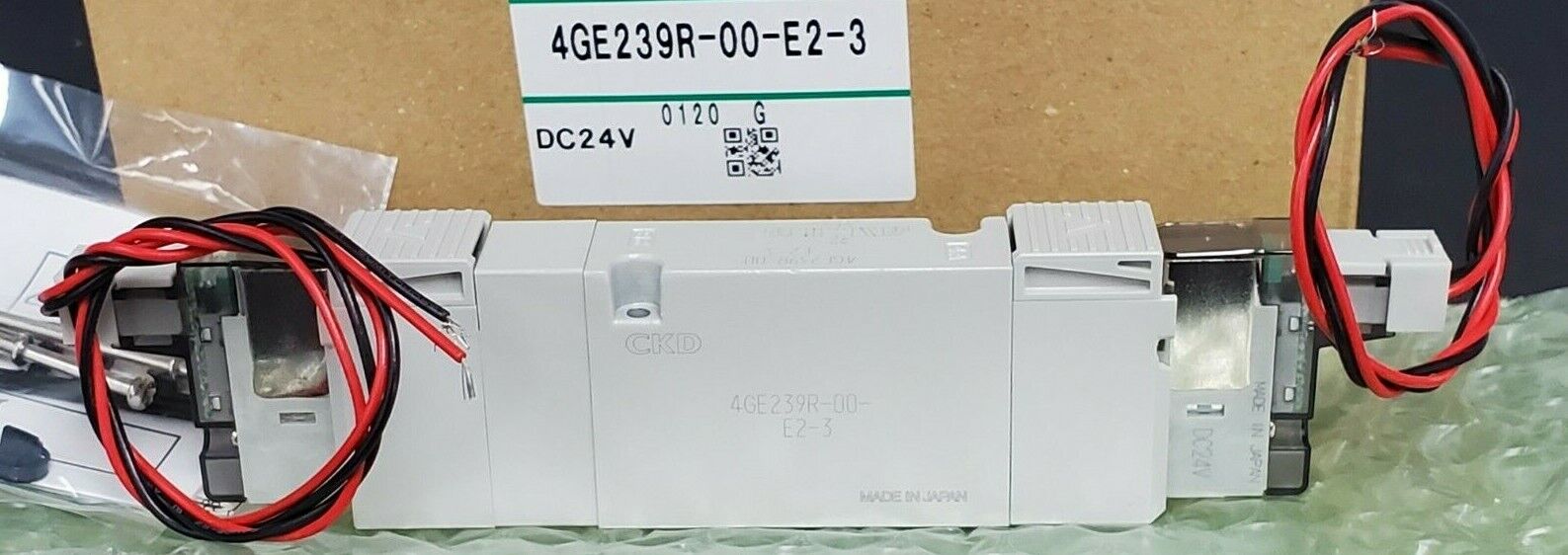 NEW CKD CORP. 4GE239R-00-E2-3 DISCRETE VALVE DC24V 4GE239R00E23