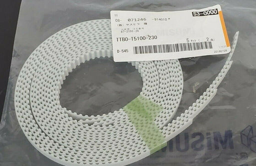 LOT OF 4 NEW MISUMI TTB0-T5100-230 TORQUE BELTS 45 1/2 IN LONG TTB0T5100230