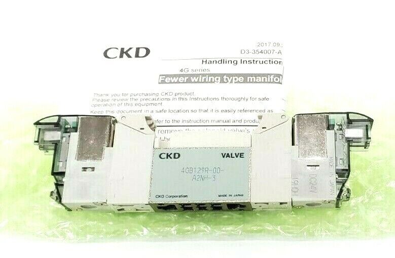 NIB CKD 4GB129R-00-A2NH-3 PILOT VALVE DC24V 4GB129R00A2NH3
