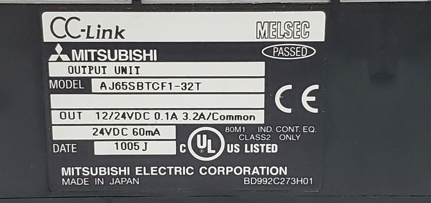 MITSUBISHI ELECTRIC AJ65SBTCF1-32T CC-LINK MELSEC OUTPUT MODULE AJ65SBTCF132T