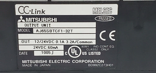 MITSUBISHI ELECTRIC AJ65SBTCF1-32T CC-LINK MELSEC OUTPUT MODULE AJ65SBTCF132T