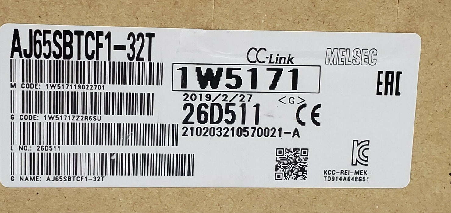 NIB MITSUBISHI ELECTRIC AJ65SBTCF1-32T CC-LINK MELSEC OUTPUT MODULE