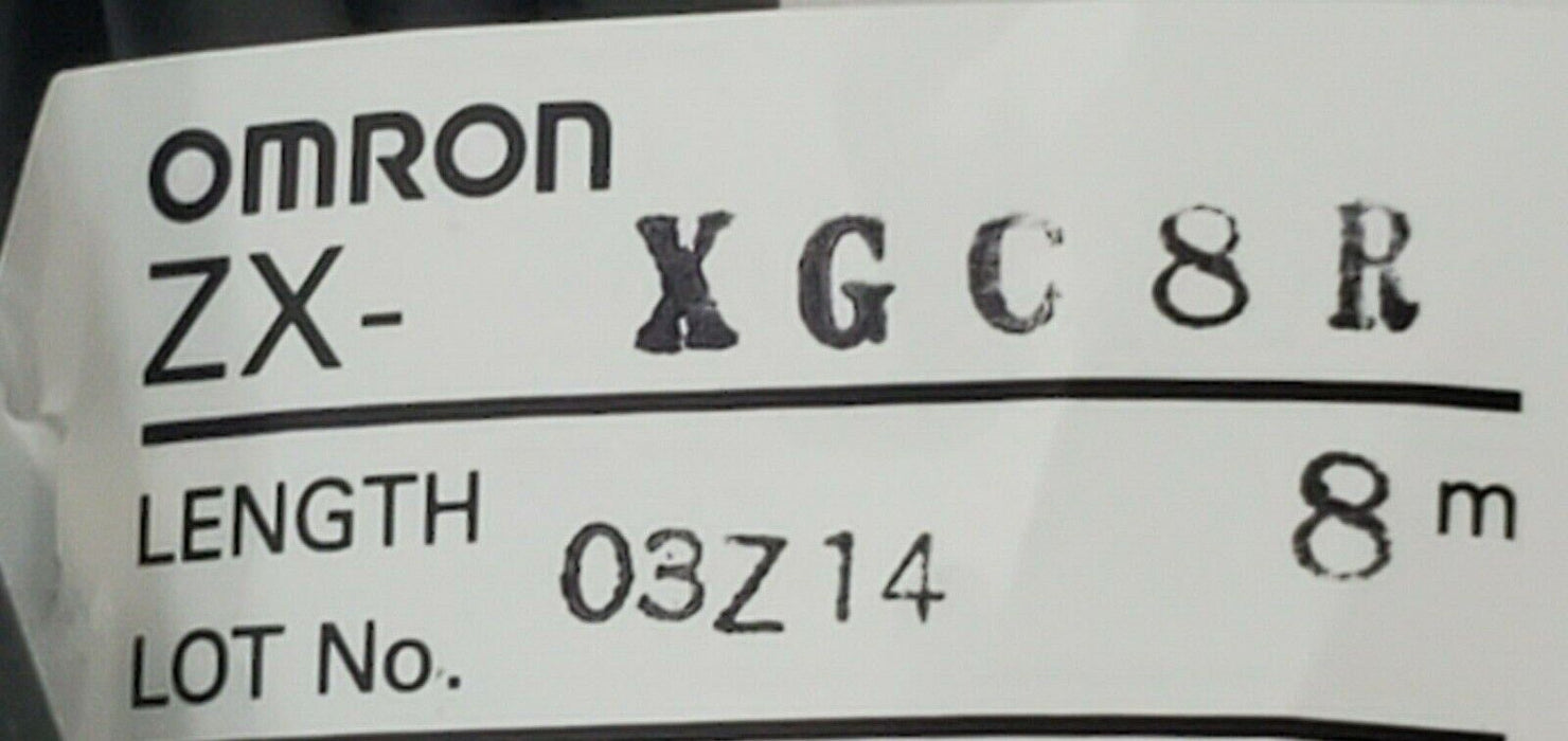 NEW OMRON ZX-XGC8R ROBOTIC EXTENSION CABLE 8M, ZXXGC8R