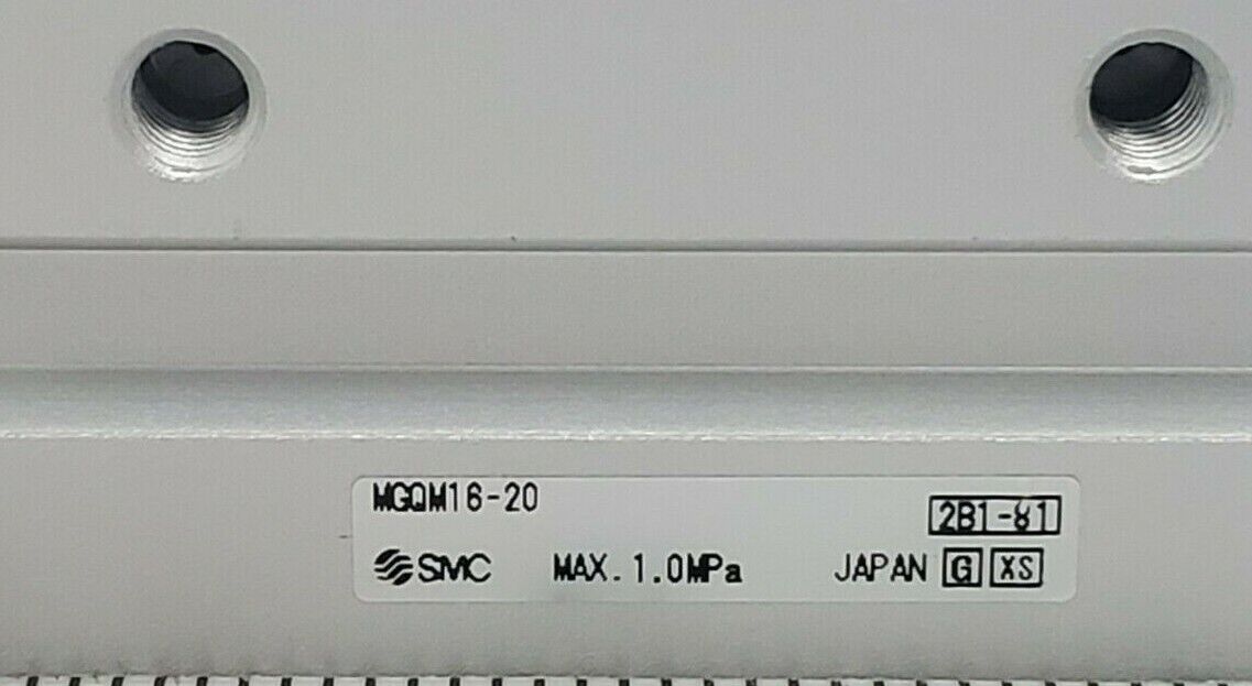 NEW SMC MGQM16-20 COMPACT GUIDE CYLINDER MGQ MGQM1620 MAX. 1.0MPa