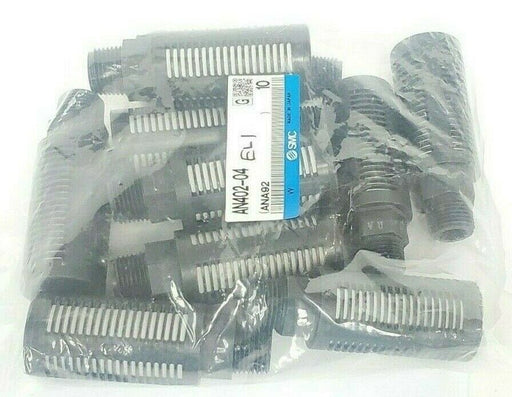 BAG OF 10 NEW SMC AN402-04 AN SILENCER AN 1/2INCH STANDARD (PT) MUFFLERS