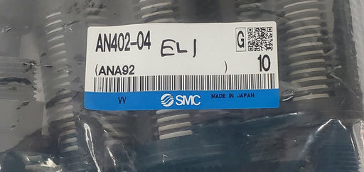 BAG OF 10 NEW SMC AN402-04 AN SILENCER AN 1/2INCH STANDARD (PT) MUFFLERS