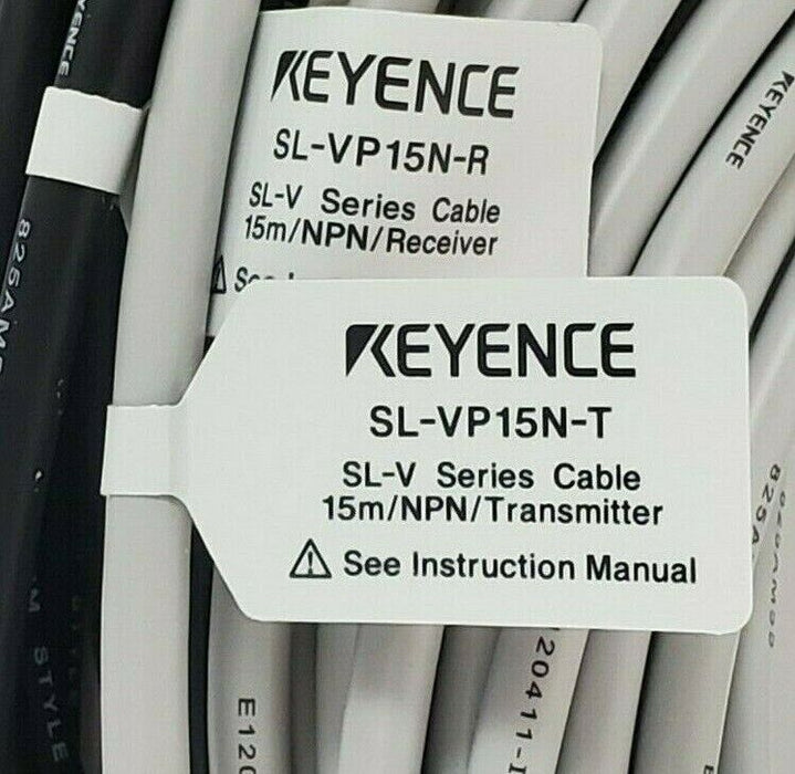 NEW KEYENCE SL-VP15N MAIN UNIT CONNECTION CABLE SLVP15N, 15M