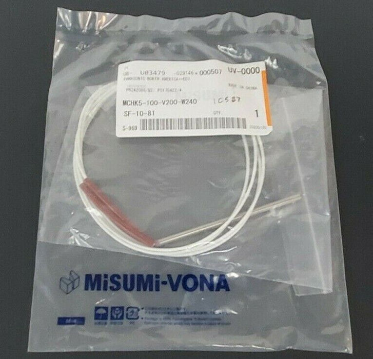 NEW MISUMI-VONA MCHK5-100-V200-W240 HEATER CARTRIDGE MCHK5100V200W240