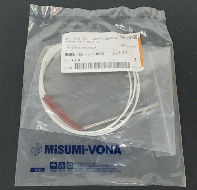 NEW MISUMI-VONA MCHK5-100-V200-W240 HEATER CARTRIDGE MCHK5100V200W240