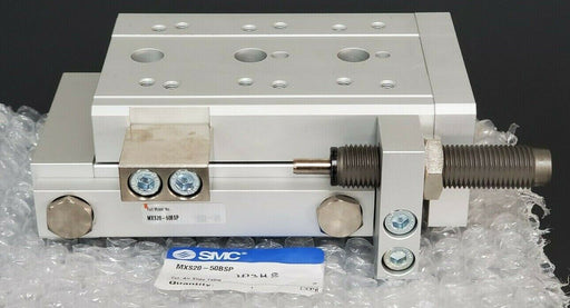 NEW SMC MXS20-50BSP CYLINDER AIR SLIDE TABLE MXS2050BSP