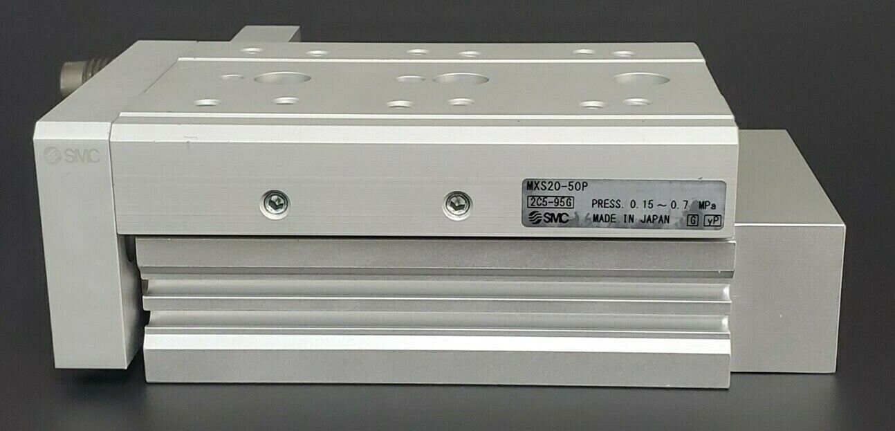 NEW SMC MXS20-50BSP CYLINDER AIR SLIDE TABLE MXS2050BSP