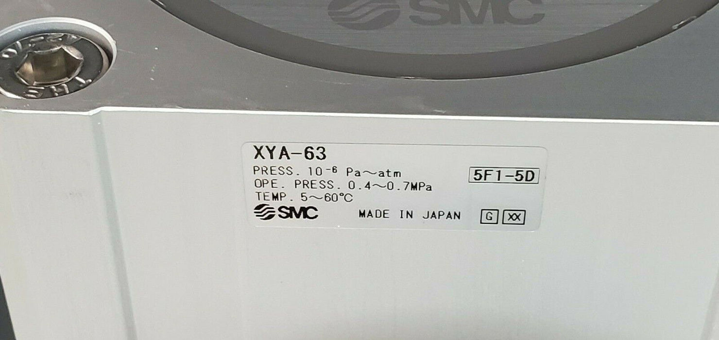 NEW SMC XYA-63 S.S. HIGH VACUUM IN-LINE VALVE XYA63