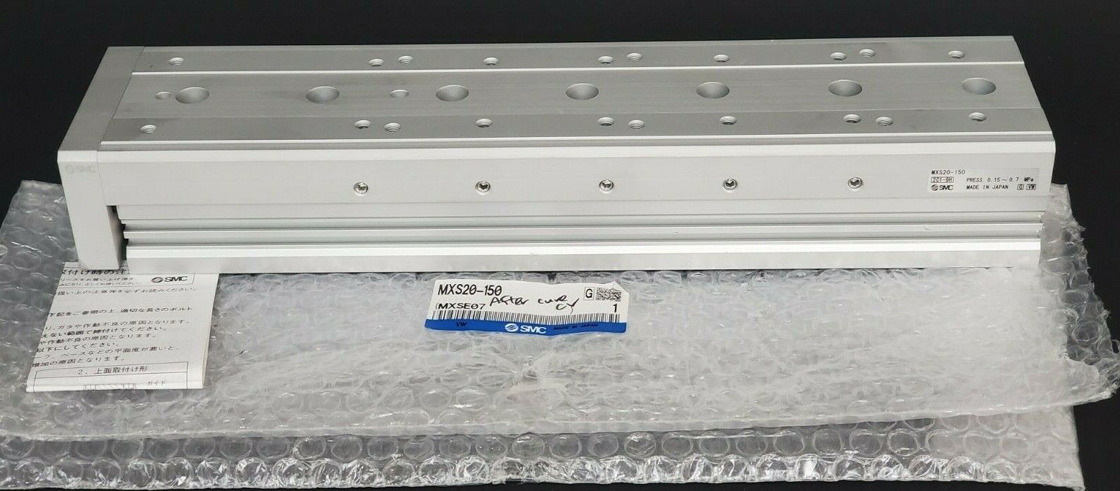 NEW SMC MXS20-150 AIR SLIDE TABLE CYLINDER MXS20150, 0.15~0.7MPa