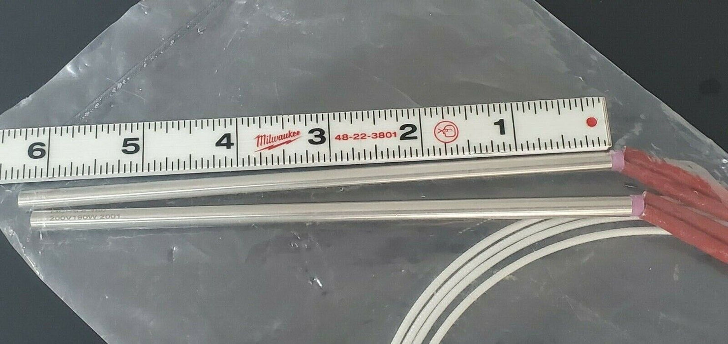 LOT OF 2 NEW MISUMI MCHS6-160-V200-W190-F500 CARTRIDGE HEATERS