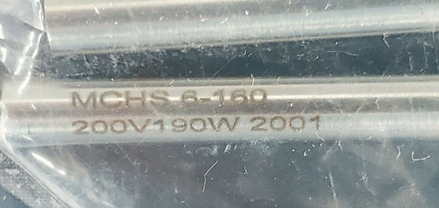 LOT OF 2 NEW MISUMI MCHS6-160-V200-W190-F500 CARTRIDGE HEATERS