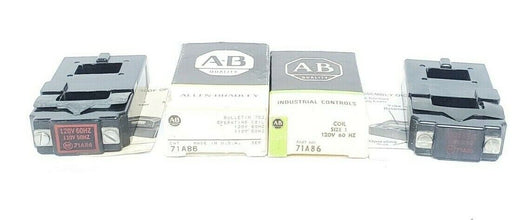 LOT OF 2 NIB ALLEN BRADLEY 71A86 COILS SIZE 1, 120V 60HZ