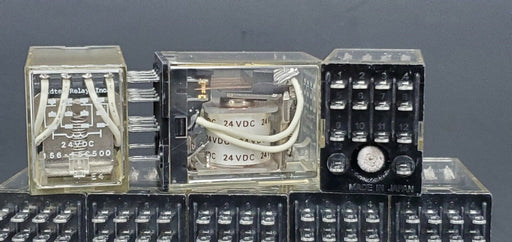 LOT OF 8 MIDTEX RELAY INC. 156-15C500 RELAYS 15615C500, 24VDC