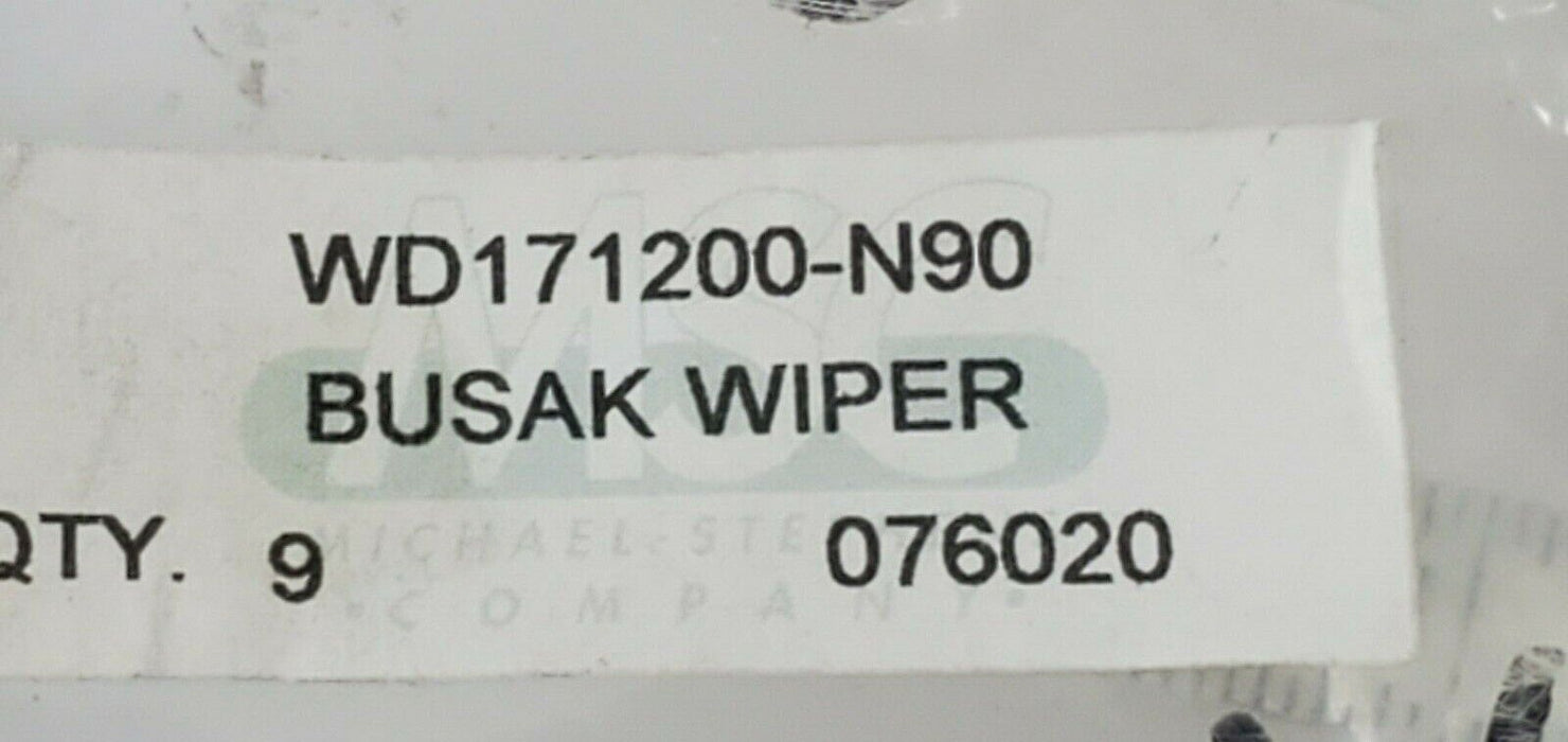 NEW MSC WD171500-N90 BUSAK WIPER WD171200-N90, 076020 QTY: 9