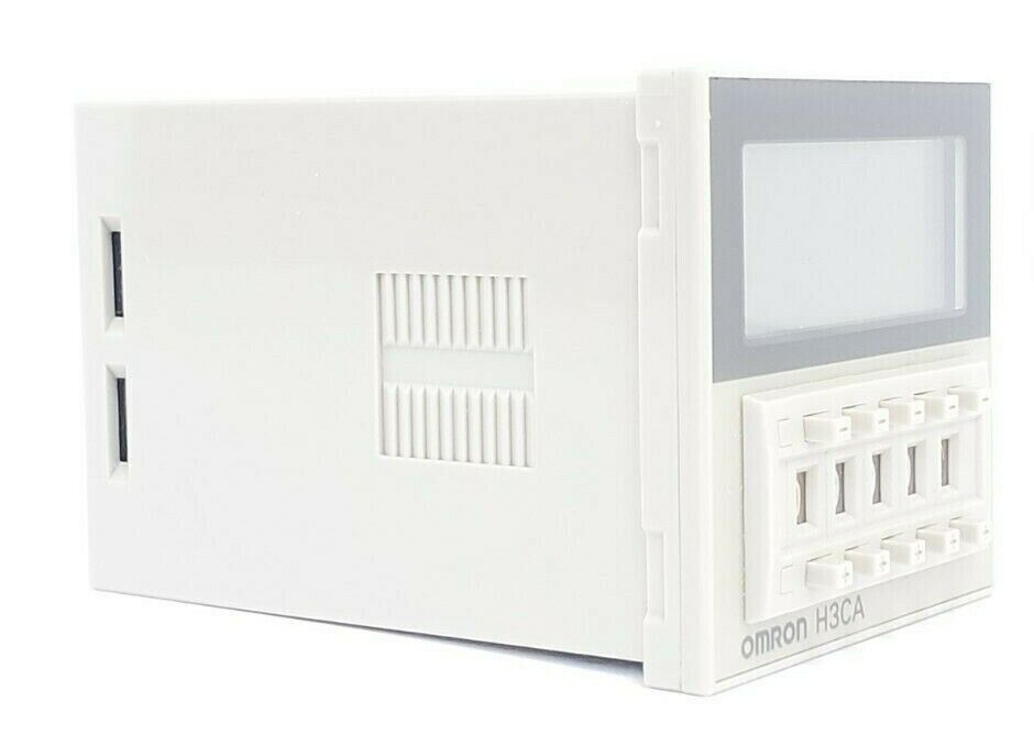 NIB OMRON H3CA-A SOLID STATE TIMER 99.9S TO 9990H, 24 TO 240V AC 12 TO 240V DC