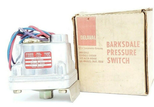 NIB DELAVAL BARKSDALE D1M-H18 PRESSURE SWITCH D1MH18