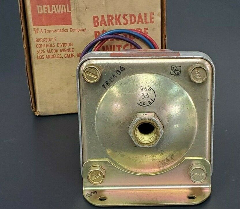 NIB DELAVAL BARKSDALE D1M-H18 PRESSURE SWITCH D1MH18