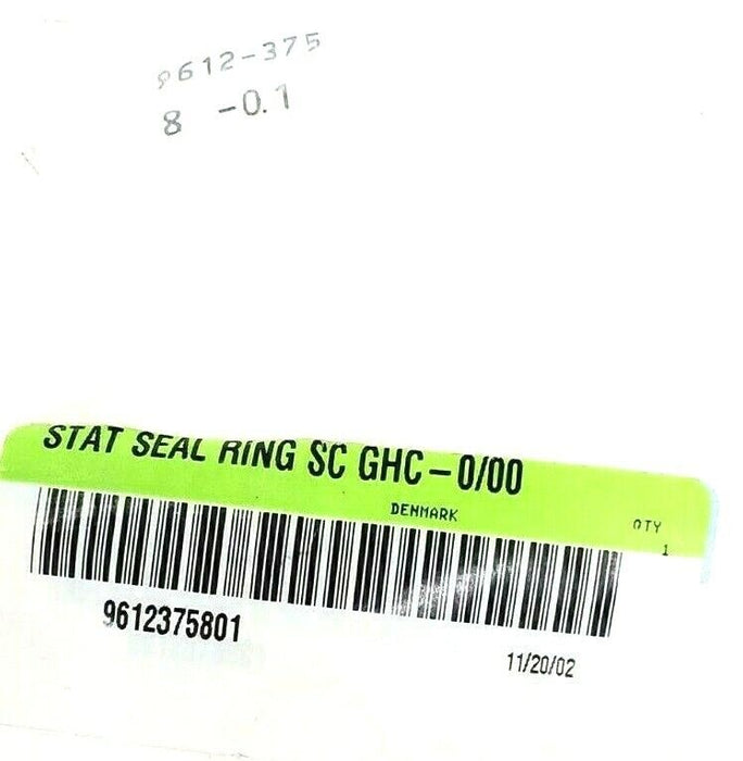 NEW ALFA LAVAL 9612375801 STAT SEAL RING SC GHC-0/00