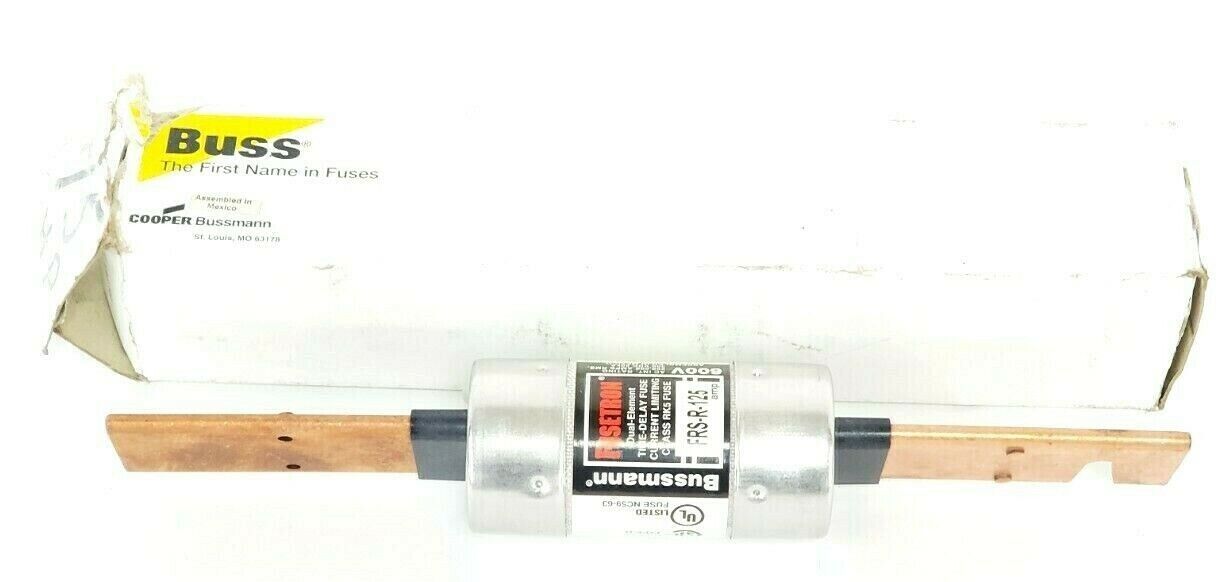 NIB COOPER BUSSMANN FRS-R-125 FUSETRON FUSE 125A, FRSR125