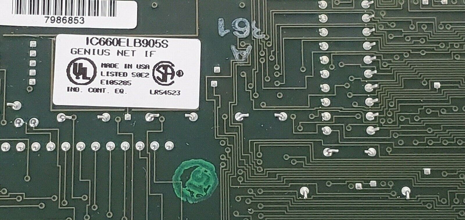 GE FANUC IC660ELB905S INTERFACE BOARD IC660ELB905, ASM. NO. 44A731604-G01