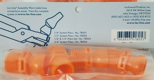 LOT OF 19 NEW LOC-LINE 1/2'' NPT CONNECTOR P/N: 51805