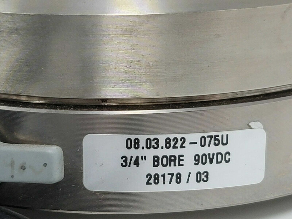 KEBCO AUTOMATION 08-03-822-075U CLUTCH 3/4 INCH BORE 90VDC, 0803822075U