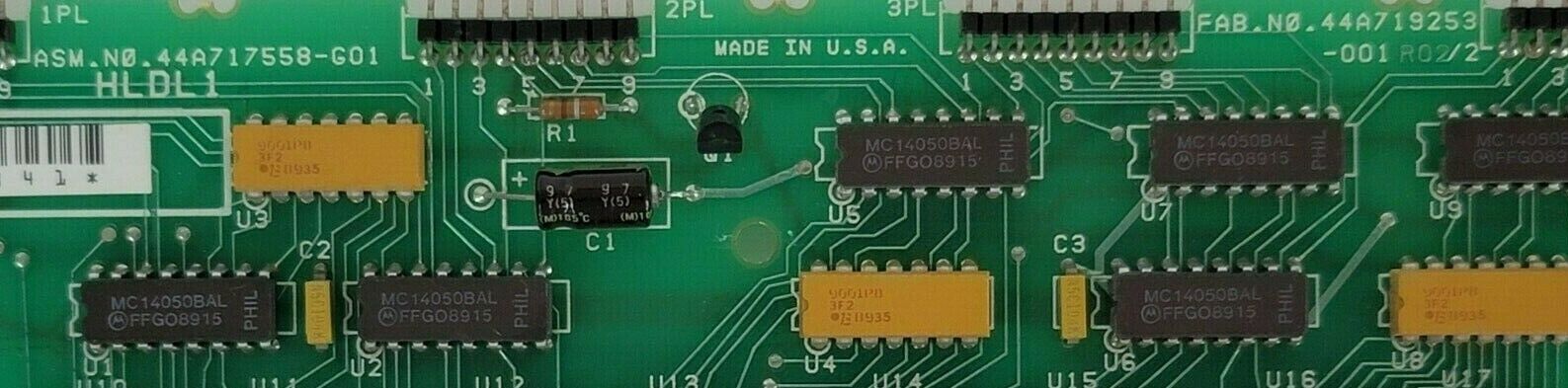 GE FANUC 44A717558-G01 CONTROL BOARD FAB. NO. 44A719253-001R02/2