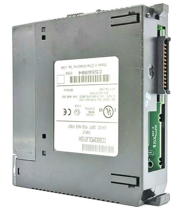 GE FANUC IC693MDL655H INPUT 24VDC 32PT POS/NEG FAST INPUT MODULE