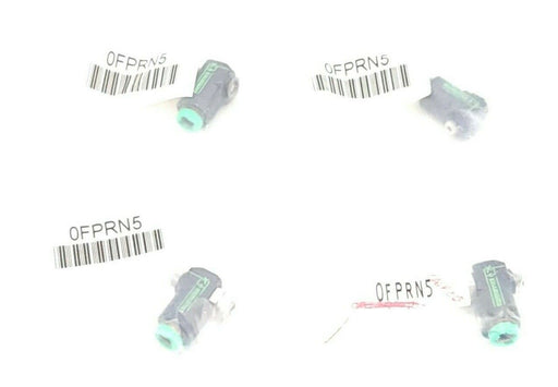 LOT OF 4 NEW ASCO NUMATICS 0FPRN5 FLOW CONTROL VALVE 10-32 W/5/32 PUSH-IN