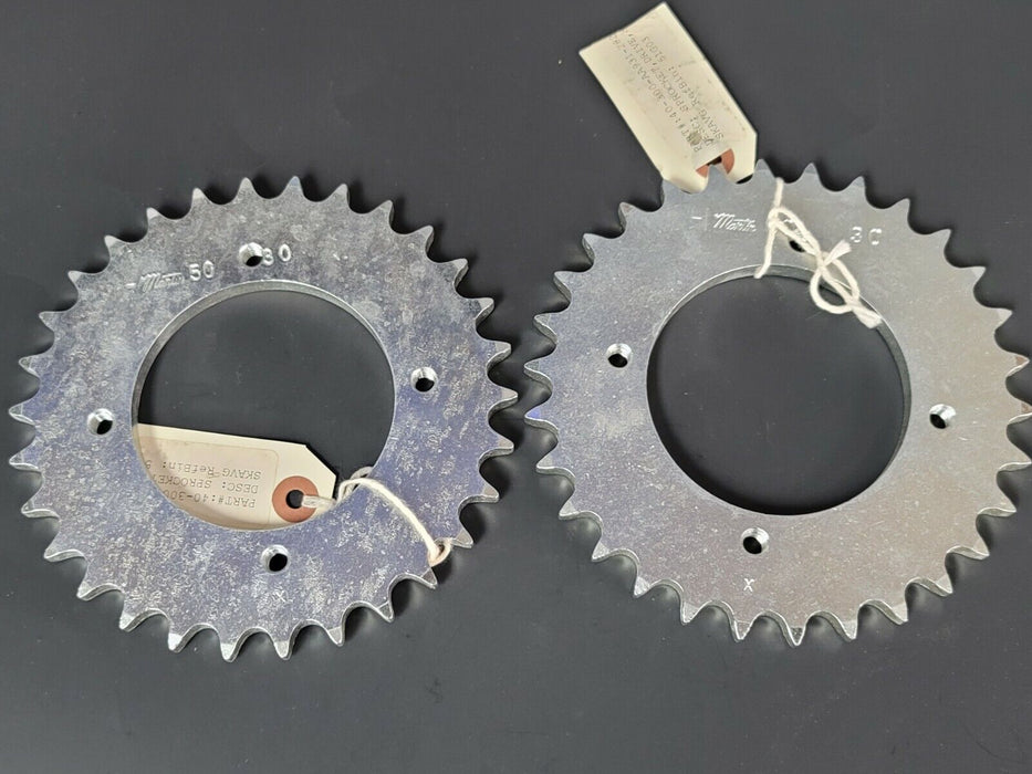 LOT OF 2 NEW MARTIN 50-30 SINGLE ROW SPROCKETS 5030 30TEETH