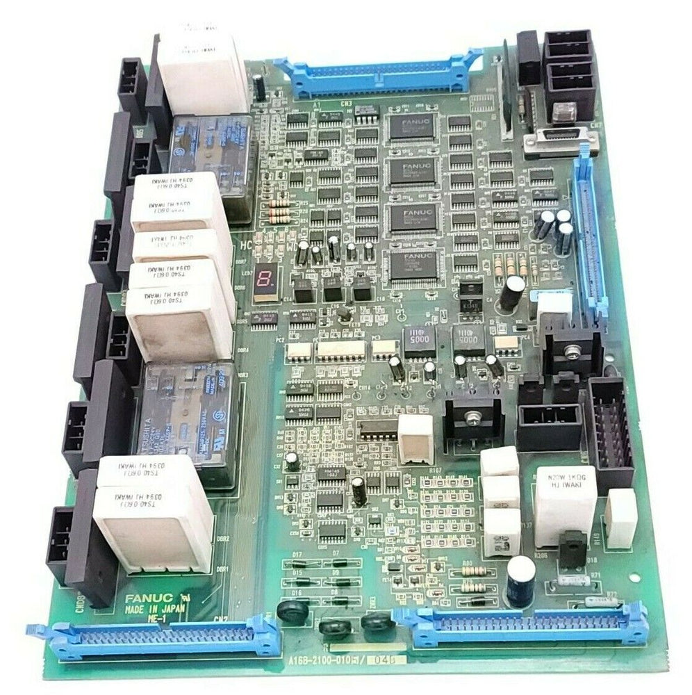 FANUC A16B-2100-0105/04B SERVO AMPLIFIER BOARD A16B-2100-0105 (FOR PARTS)