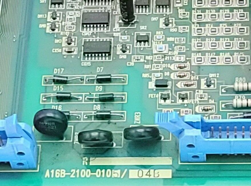 FANUC A16B-2100-0105/04B SERVO AMPLIFIER BOARD A16B-2100-0105 (FOR PARTS)