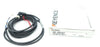 NIB KEYENCE OP-85497 CORDSET 4PIN FEMALE L-SHAPED CONNECTOR OP85497