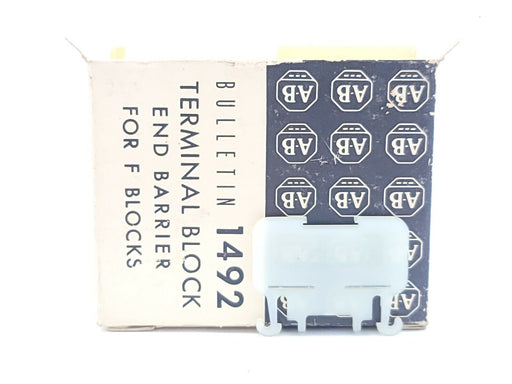 LOT OF 200 NIB ALLEN BRADLEY 1492-N18 SER. A END BARRIER FOR STYLE F 300V