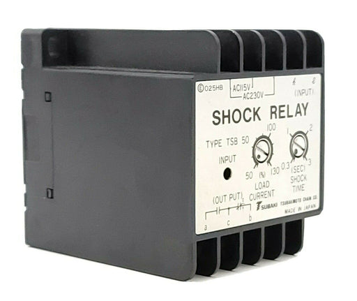 NEW US TSUBAKI TSB 50 SHOCK RELAY 50AMP 115/230VAC 50/60HZ TSB50